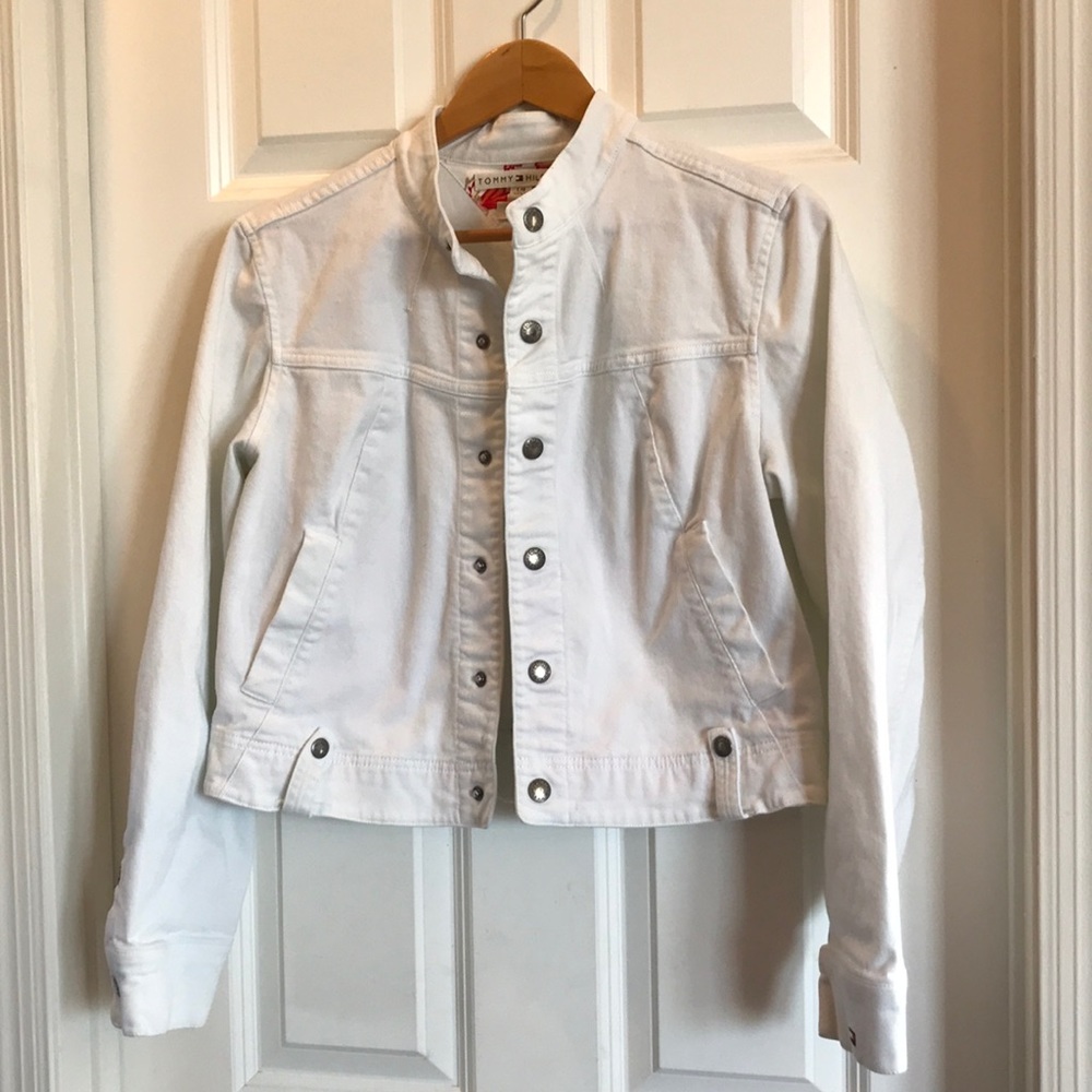 Tommy Hilfiger White Jean jacket
